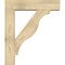 Ekena Millwork Funston Block Rough Sawn Bracket w/ Offset Brace, Douglas Fir, 8"W x 34"D x 40"H BKT0806X34X40FST05RDF - alternate 4